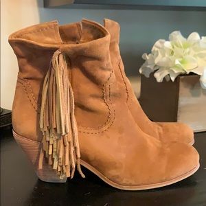 Fringe booties
